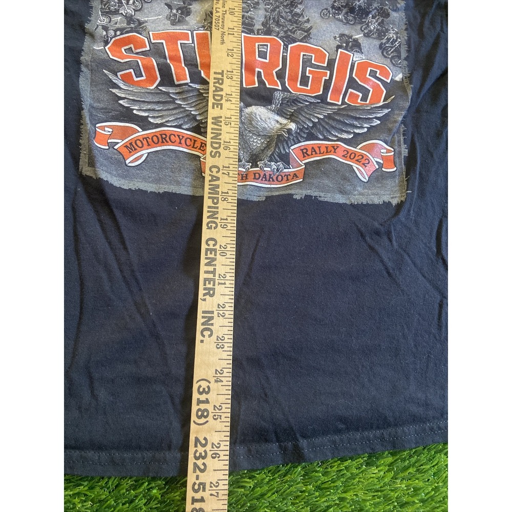 Sturgis 82nd Anniversary Motorcycle Rally 2022 Black Graphic T-Shirt Men's Sz M - Picture 7 of 9
